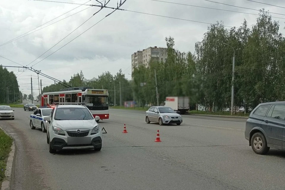 Пешеходный переход был совсем рядом. Фото: ГИБДД Удмуртии