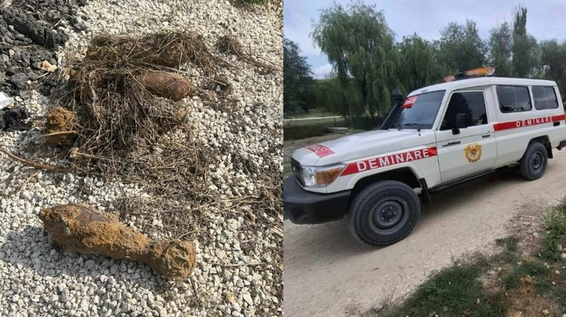 В Яловенском районе нашли четыре боеприпаса.