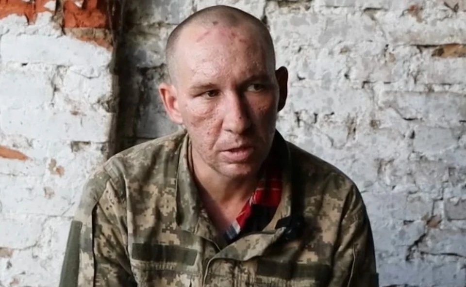 Военнопленный боец ВСУ Сергей Погромский.
