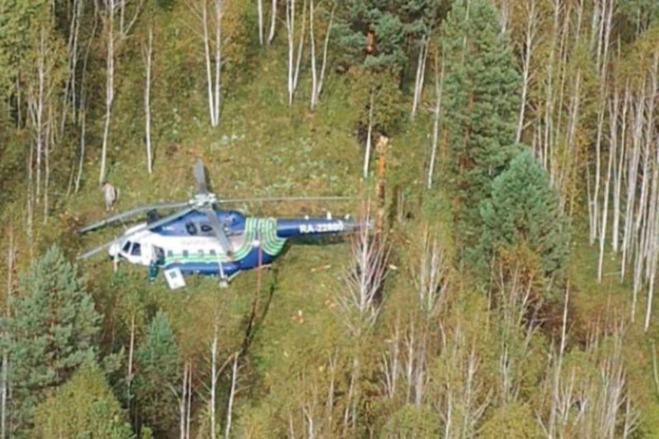 Вертолет Ми-8 летел за больным ребенком. Фото: Восточного МСУТ СК России.