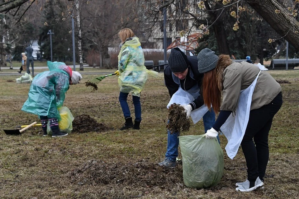 Осенний субботник провели в В Хабаровском крае