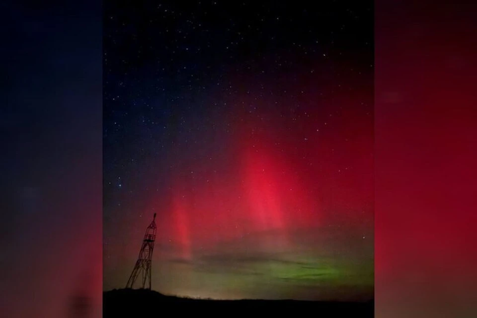 Северное сияние наблюдали в Красноярском, Елховском, Кинельском районах. Фото: Татьяна Лукина