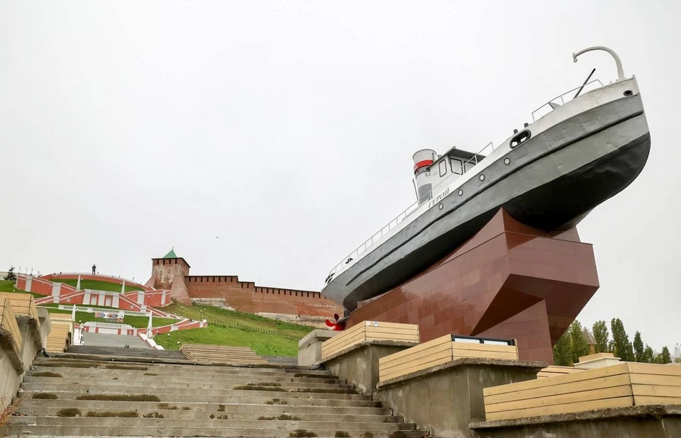 Капремонт катера «Герой» завершился в Нижнем Новгороде. Фото: телеграм-канал Юрия Шалабаева.