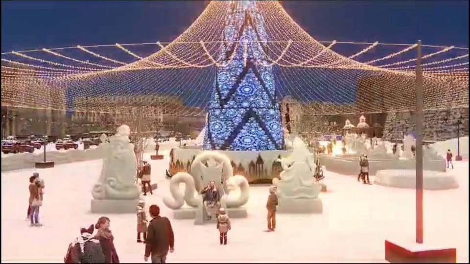 Городок еще не начали строить, но челябинцы уже могут почувствовать его атмосферу. Фото: скриншот видео Администрация Челябинска/Тг.