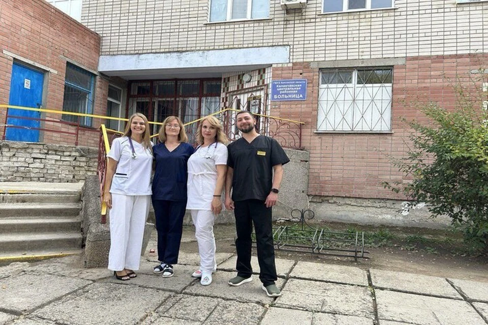 Мордовские врачи помогают жителям Каланчака. Фото: министерство здравоохранения Херсонской области