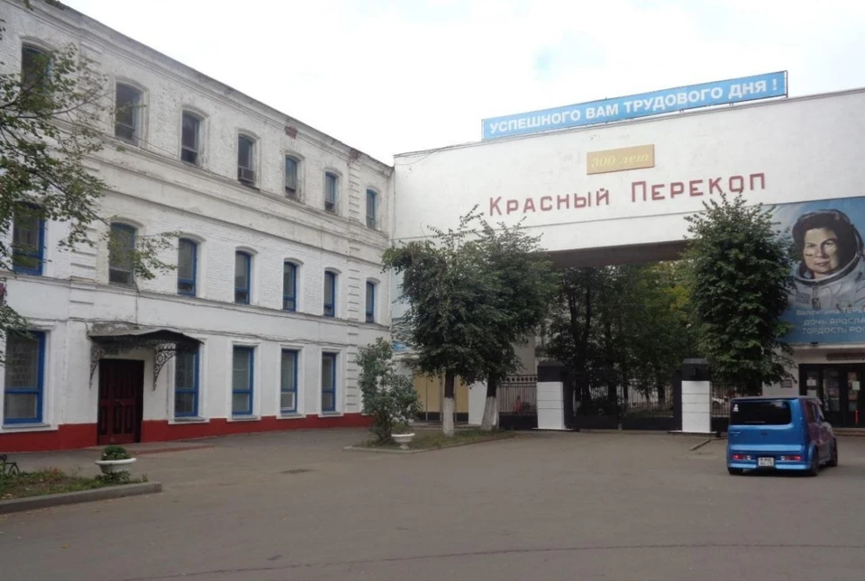 Это строение является одним из старейших на территории бывшего предприятия.