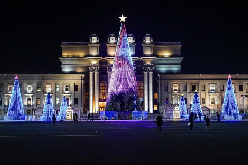 На площади Куйбышева поставят главную елку региона.