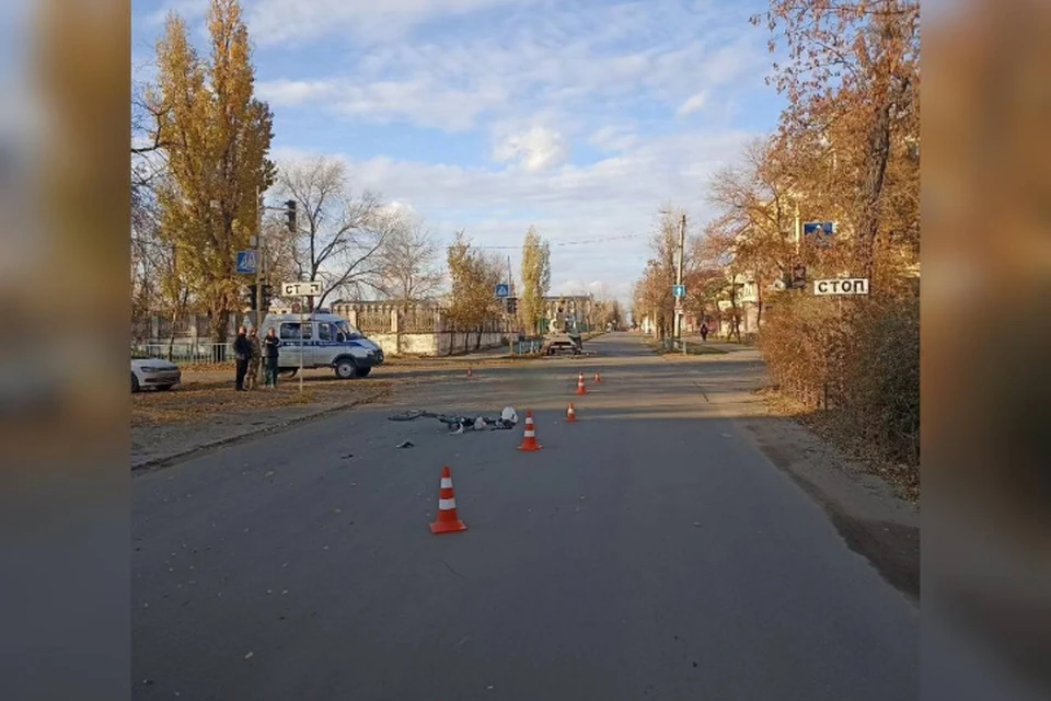 В результате столкновения водитель двухколесного транспорта получил травмы, несовместимые с жизнью. ФОТО: ГАИ ЛНР