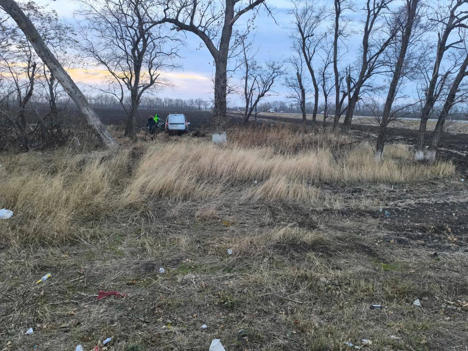 На трассе в Ростовской области водитель разбился в смертельном ДТП. Фото: Госавтоинспекция Ростовской области