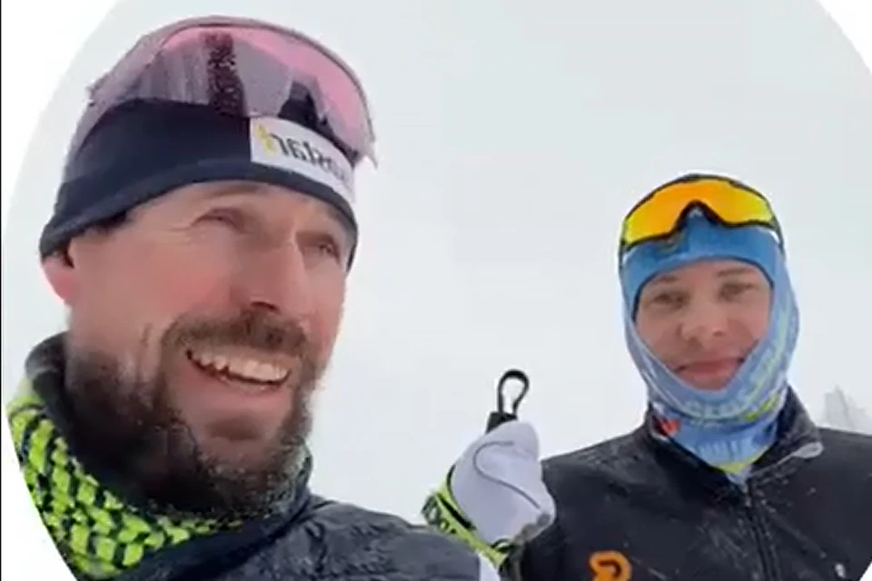 Скрин видео из соцсетей Сергея Устюгова