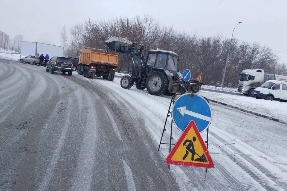 Очистка улиц от снега