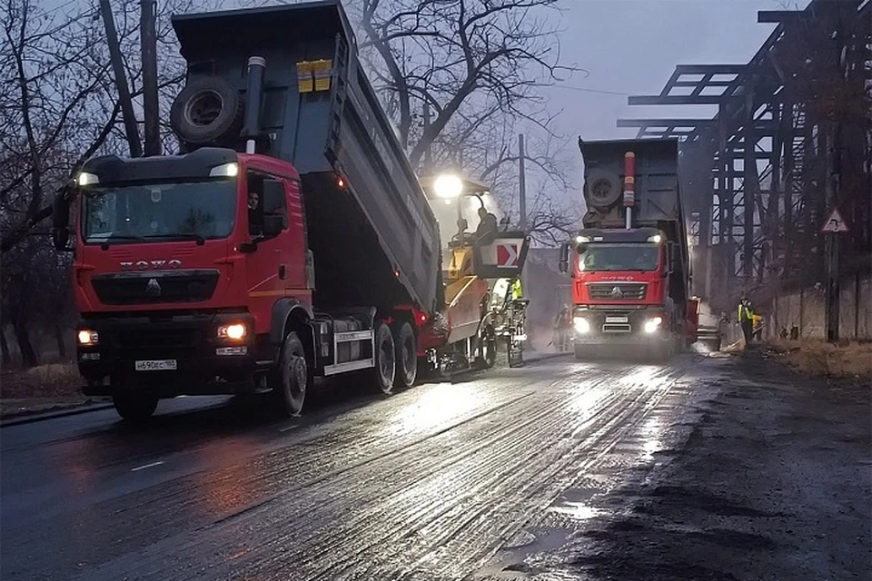 В Макеевке дополнительно отремонтируют более пяти километров дорог. Фото: Минтранс ДНР