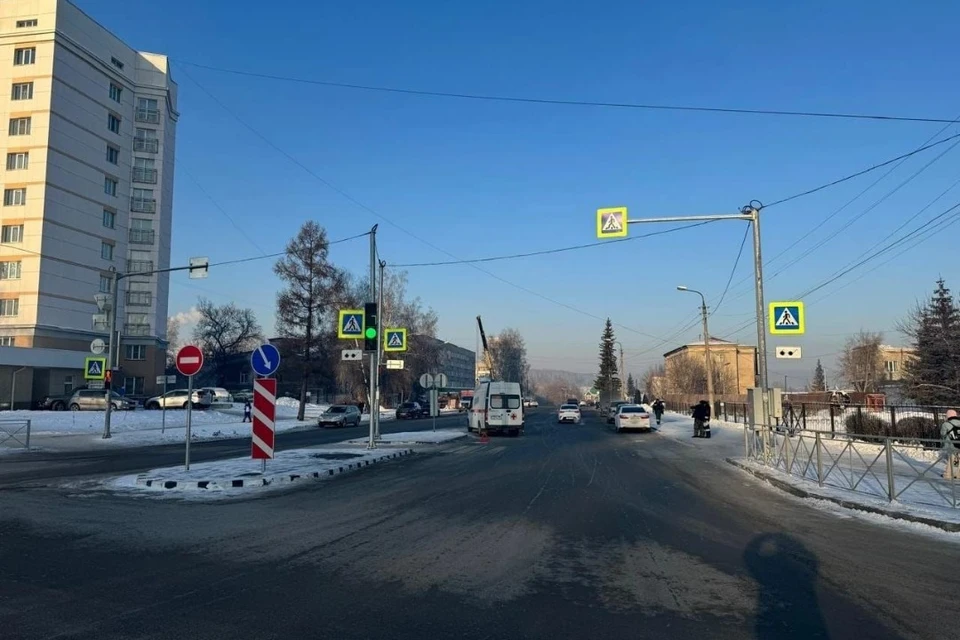Машина скорой сбила мальчика на переходе в Новосибирске. Фото: ГАИ Новосибирской области