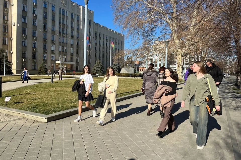 В Краснодаре было по-весеннему тепло