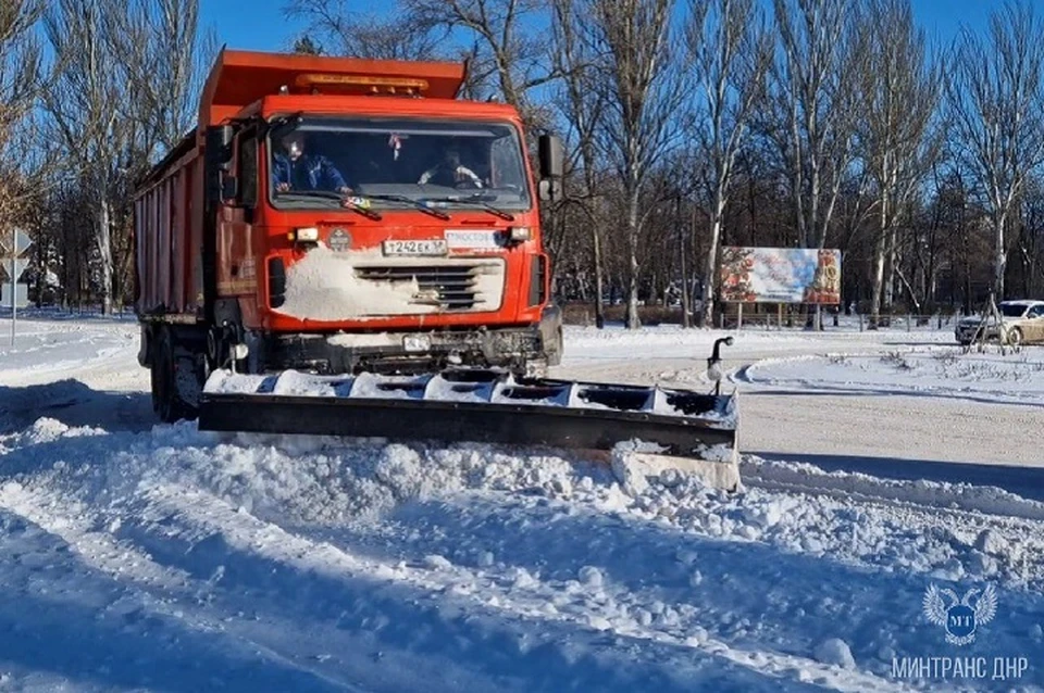 В работах были задействованы 48 единиц спецтехники. Фото: Минтранс ДНР