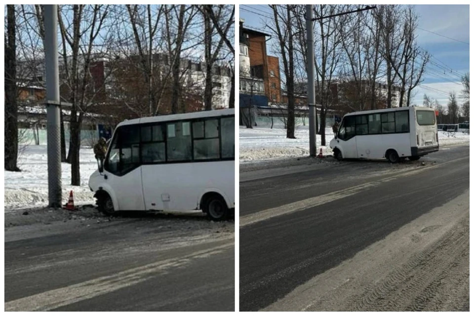 Водитель и 5 пассажиров автобуса № 56 пострадали в ДТП в Иркутске.