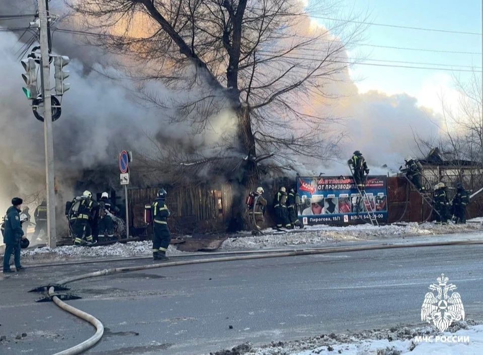 В Воронеже облако дыма растянулось над улицей 9 января - МК Воронеж