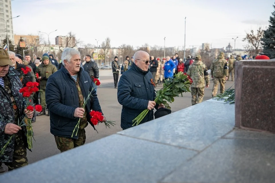 В Мариуполе почтили память героев и жертв фашизма. Фото: ТГ/Моргун