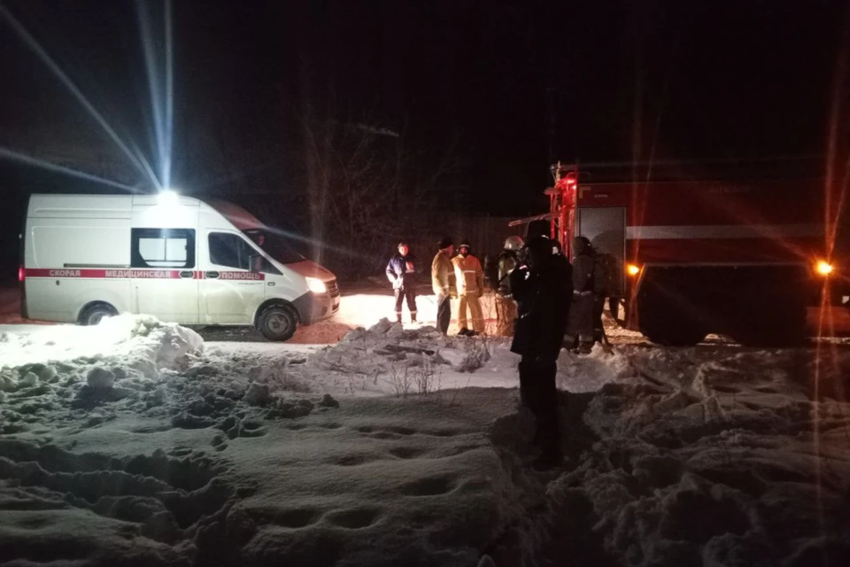 На месте работали скорая помощь и два пожарных расчета. Фото: t.me/glava_sosnovka