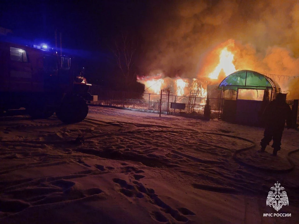 Женщина погибла на пожаре в Веневском районе Тульской области