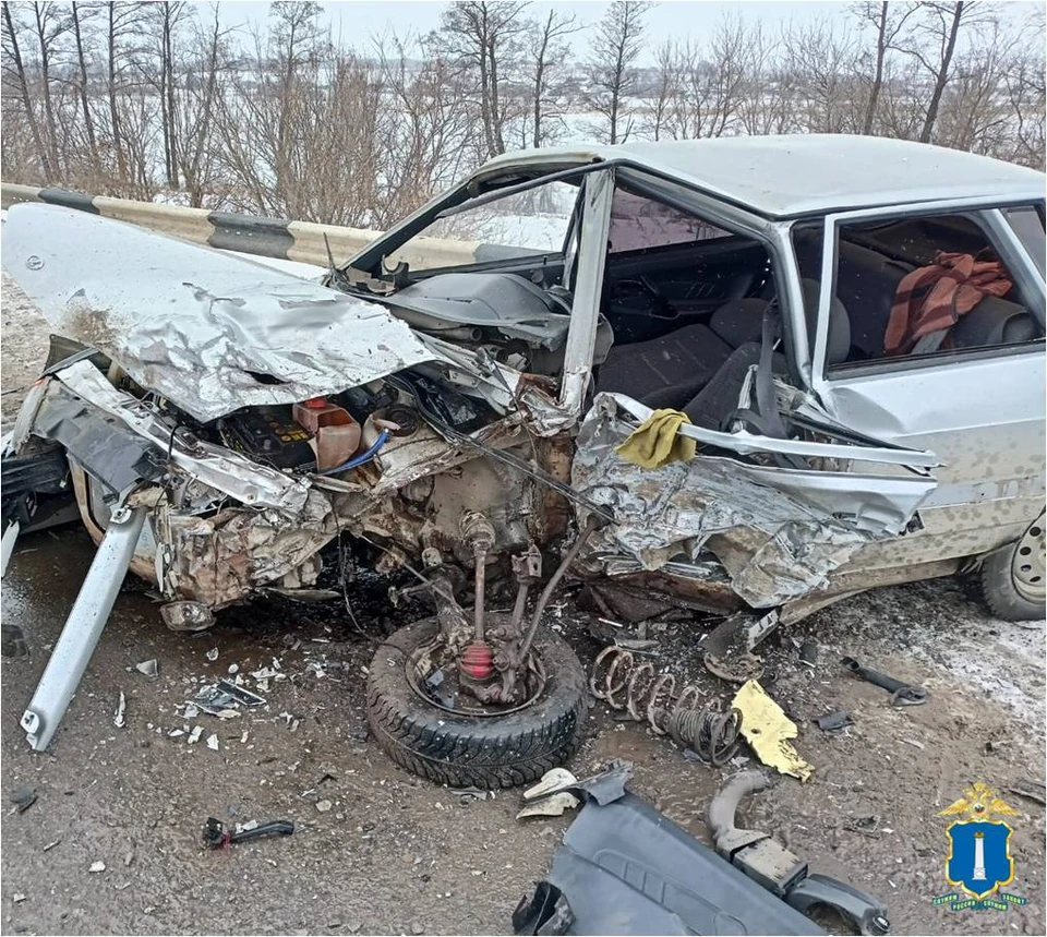 В ДТП в Карсунском районе пострадали два человека. Фото Госавтоинспекция УО