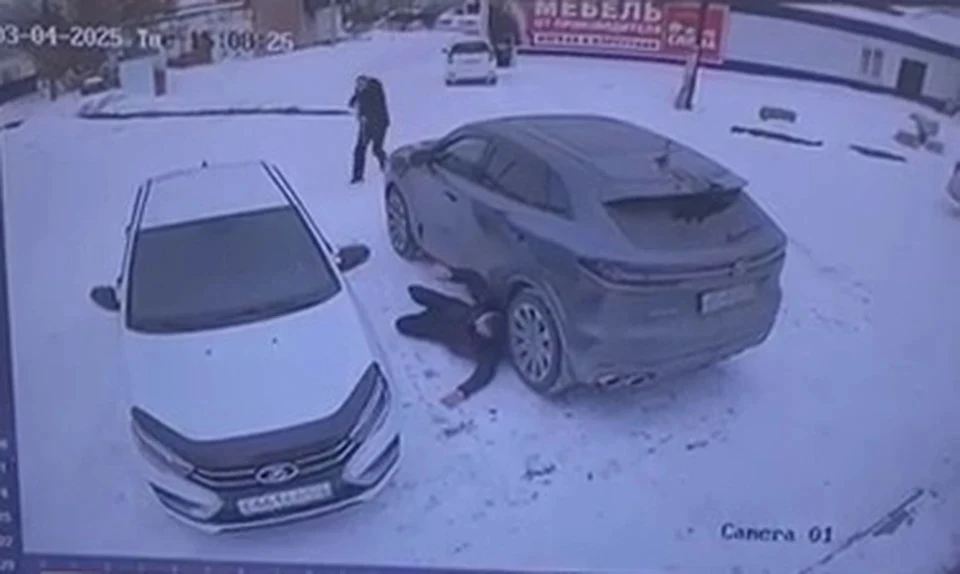 Момент убийства. Скриншот видео
