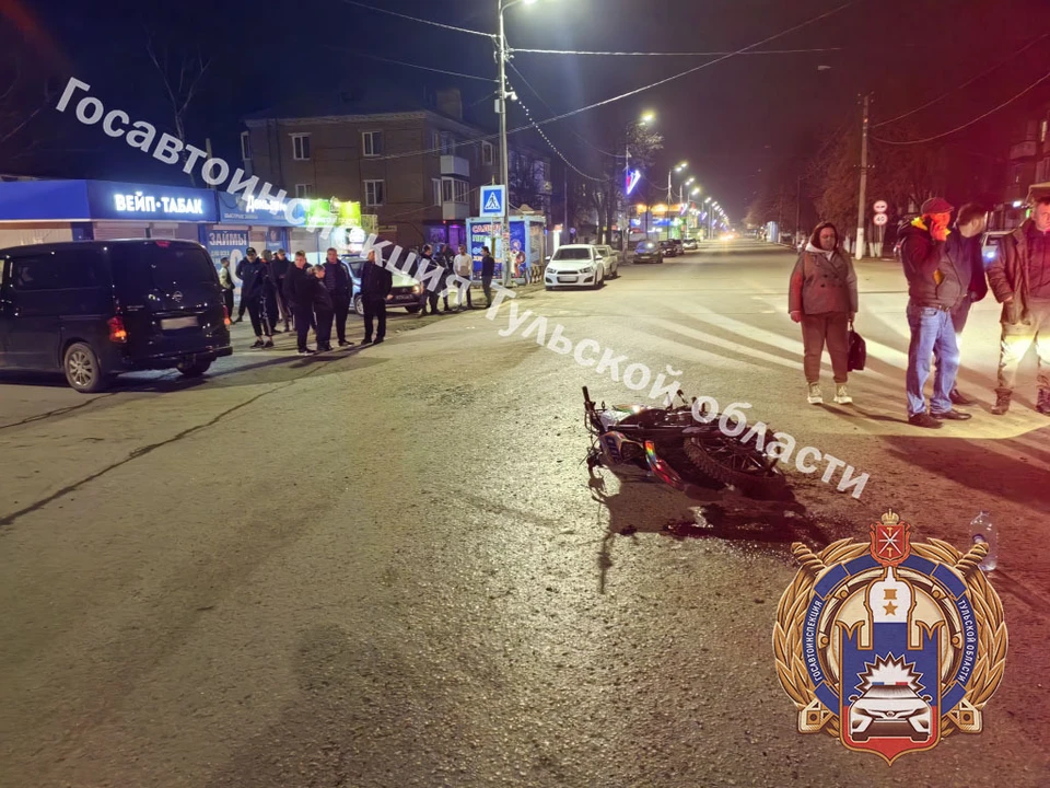 В ДТП в Донском пострадали несовершеннолетние водитель и пассажир мотоцикла.
