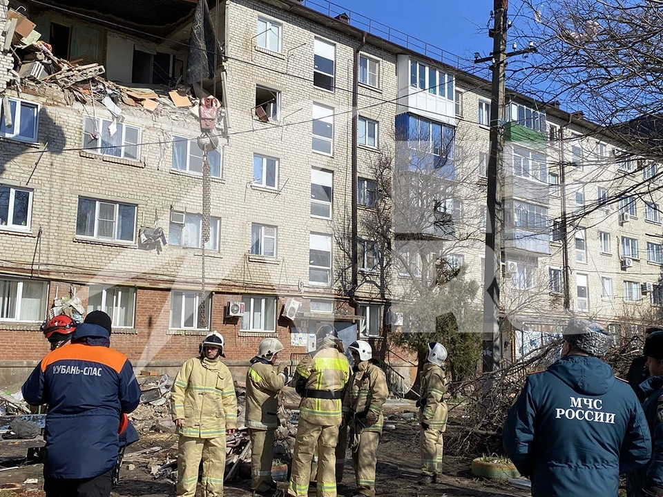 В Белореченске после взрыва газа в ПВР остаются 18 человек