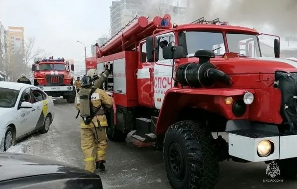 Пожар на улице Мусоргского