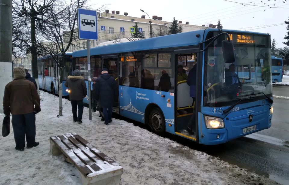 В Твери и Калининском округе пассажиры воспользовались синими автобусами 19 млн раз.