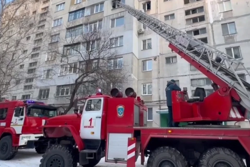 Сотрудники МЧС спасли одного человека на пожаре. ФОТО: МЧС России