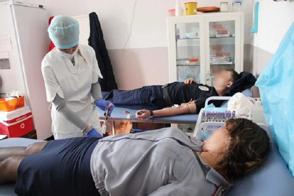 В Запорожской области прошла донорская акция. ФОТО: УФСИН России по Запорожской области