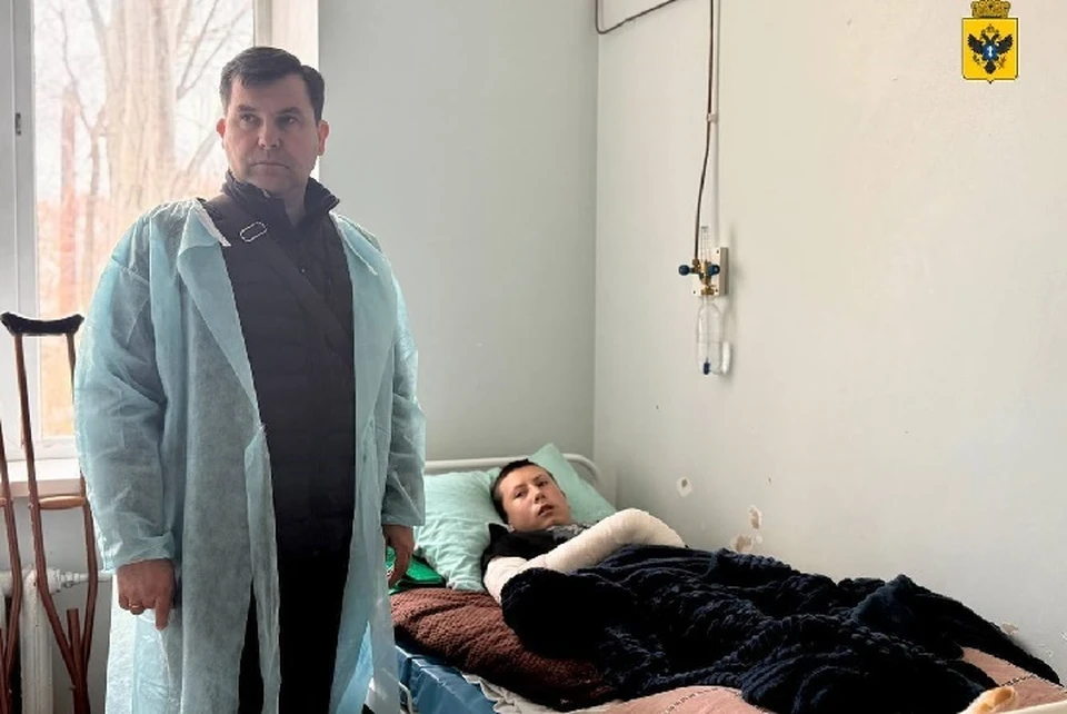 14-летний мальчик находится в состоянии легкой степени тяжести после обстрела украинских боевиков. ФОТО: администрация Херсонской области