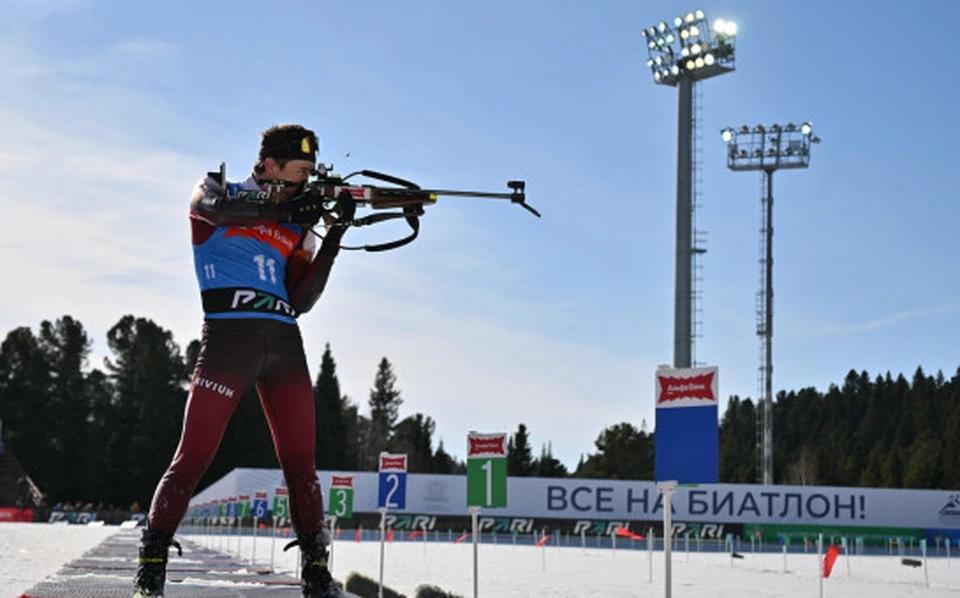 Новосибирский биатлонист взял золото и бронзу на чемпионате России. Фото: Минспорта НСО.