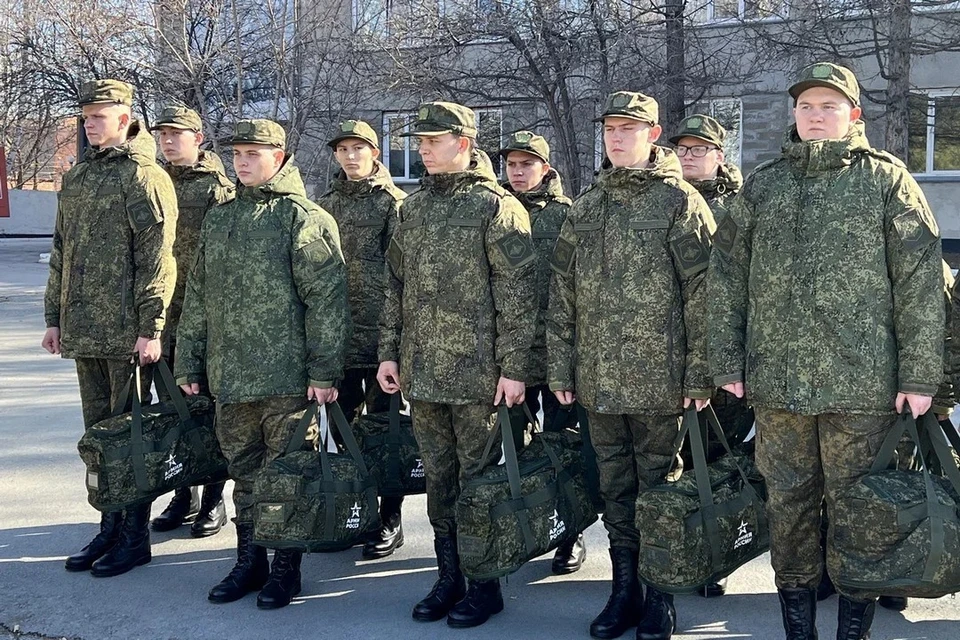 Из Новосибирской области отправили первую часть призывников. Фото: пресс-служба Центрального военного округа