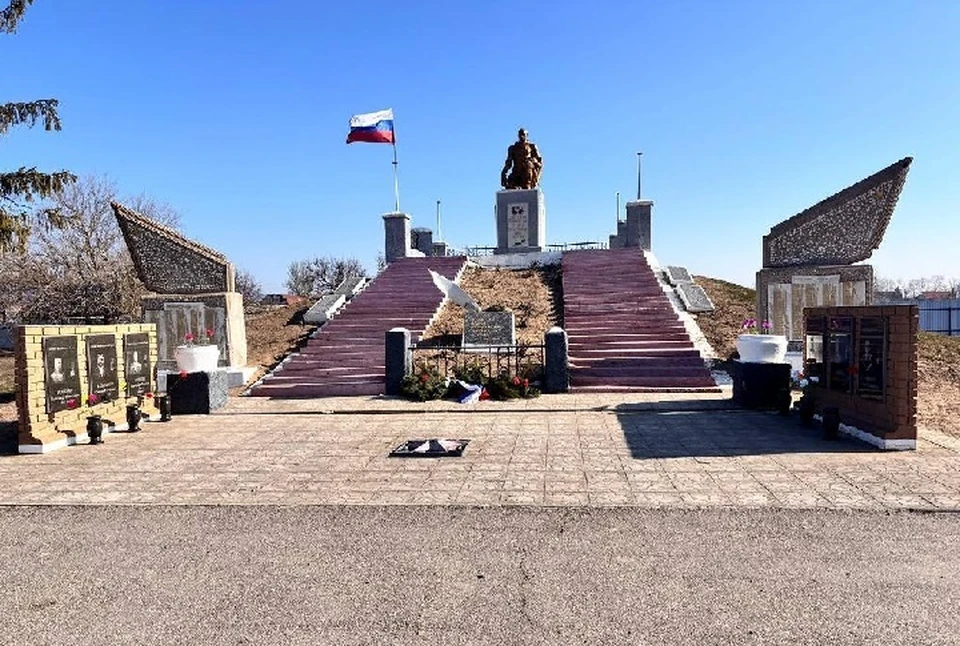 В Херсонской области восстановили три памятника Великой Отечественной войны. ФОТО: тг-канал Владимира Сальдо