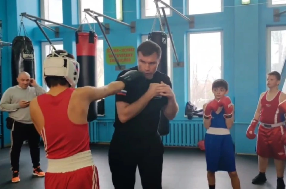 Встреча состоялась в Донецком училище олимпийского резерва. Фото: ТГ/Мартынов