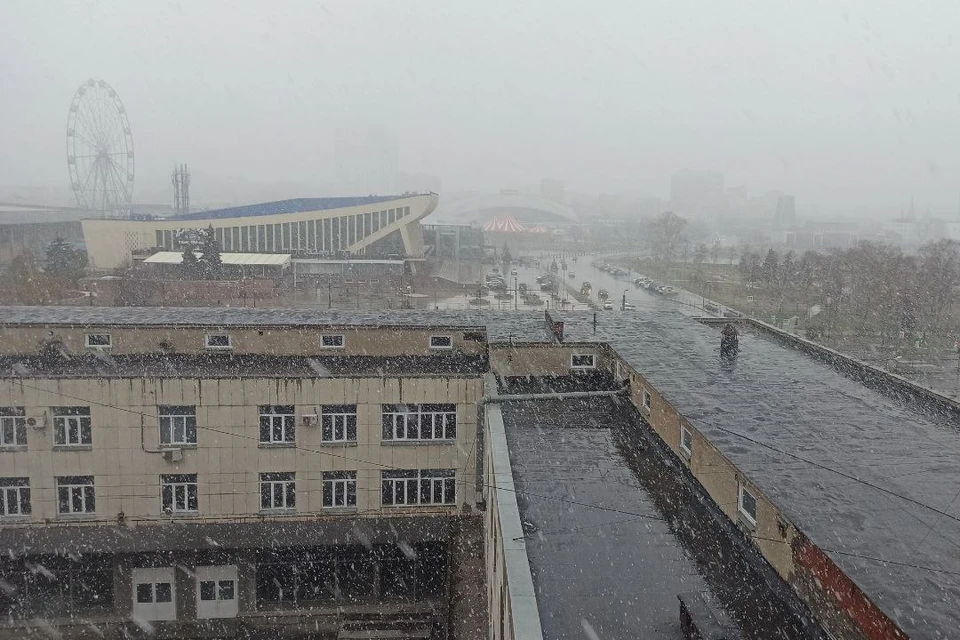 Снег валит стеной