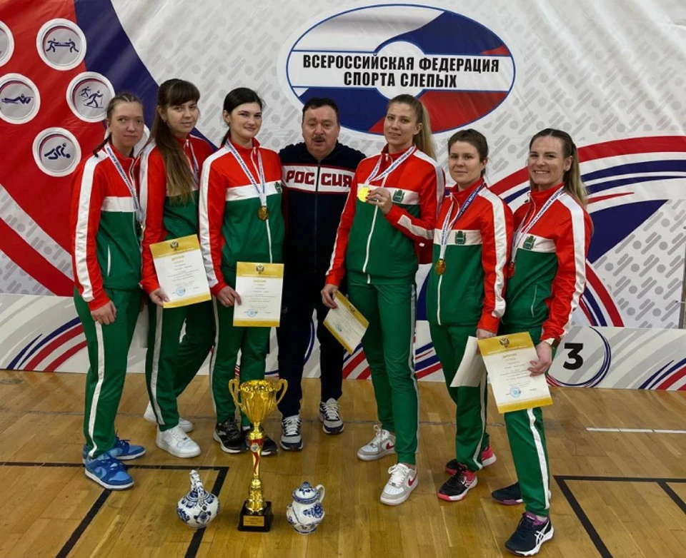 Калужская женская сборная по голболу в третий раз выиграла чемпионат России