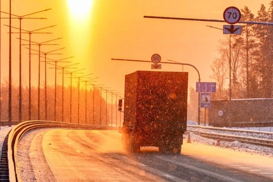 Моккрый снег будет идти в течение всего дня. Фото: ГК "Автодор"