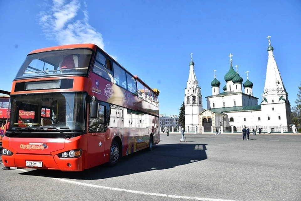 В Ярославле начали работать туристические автобусы.