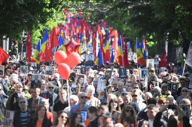 Блок «Победа» намерен начать Марш Победы с главной площади Кишинева. Фото:соцсети