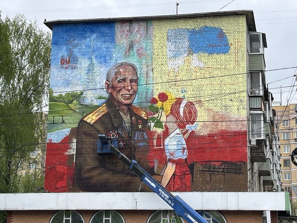 10-метровый арт-объект появится на кирпичной стене дома № 64