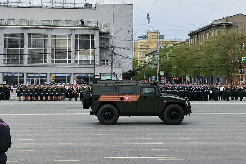 Для репетиции Парада Победы в Новосибирске перекрыли 23 улицы