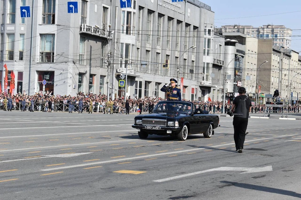 В Новосибирске прошел Парад Победы.
