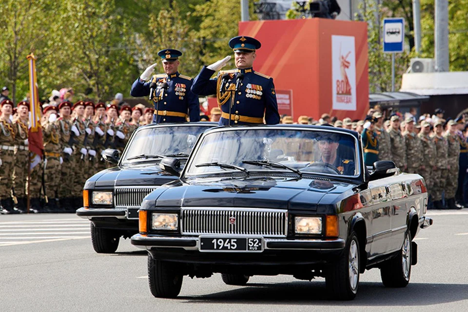 В Нижнем Новгороде 9 мая прошел Парад Победы.