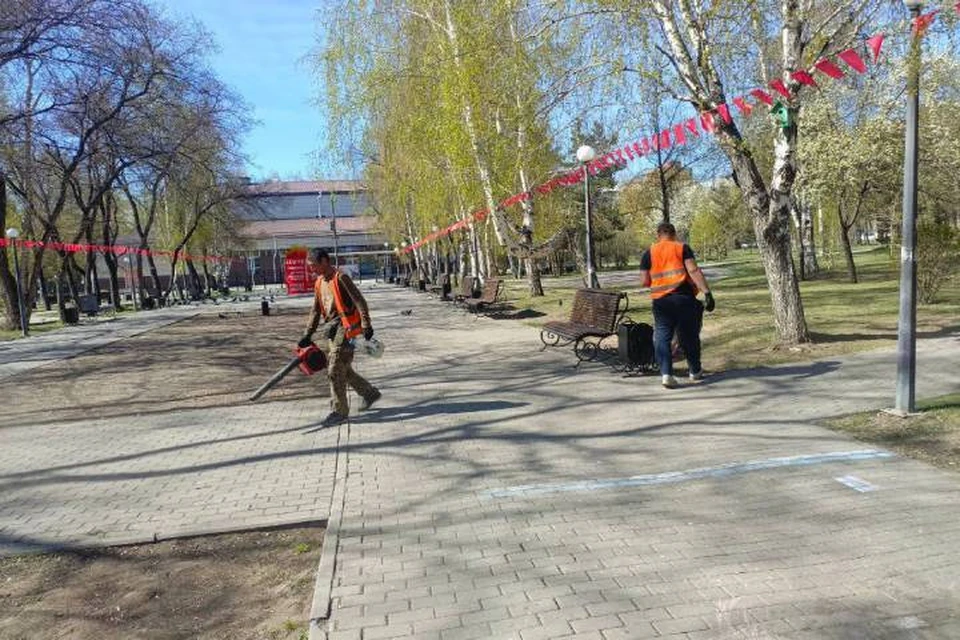 Особое внимание уделяется местам, где проходили массовые мероприятия