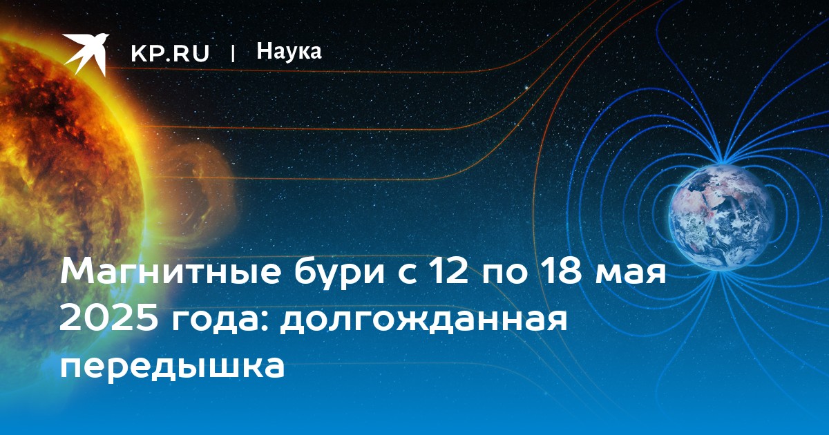 Магнитные бури в мае 2025: спокойный старт недели и неопределенность в будущем