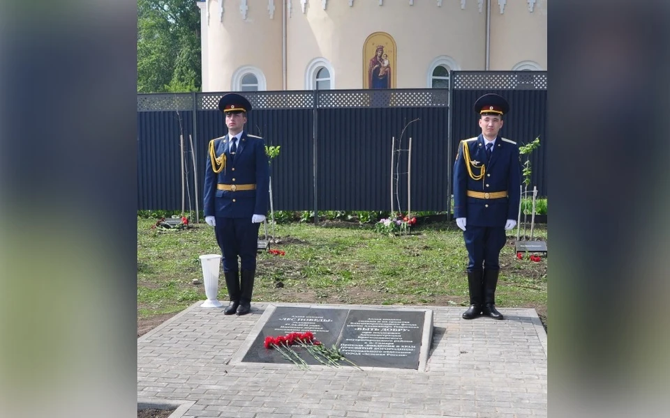 Аллею создали в память о тех, кто сражался в годы Великой Отечественной войны
