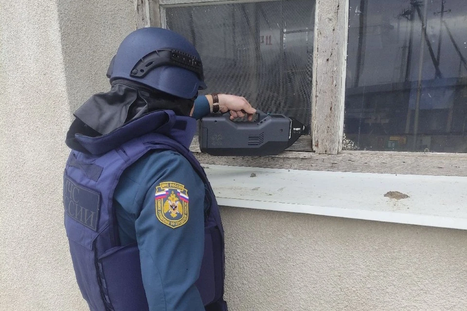 В Каховском округе провели разведку радиационной и химической обстановки Фото: ГУ МЧС России по ХО